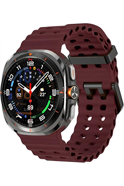 Deppo Trend Samsung Galaxy Watch Ultra 47mm Uyumlu Kordon Liquid Silikon Spor Renkli Kordon