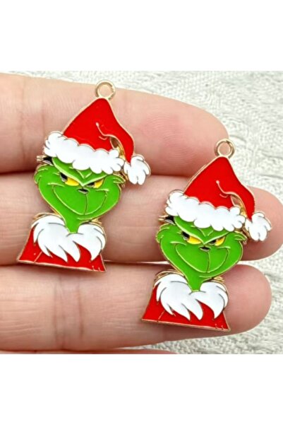 Choice4 BROWN 10pcs Cartoon Christmas Anime Charms for Jewelry Making Enamel ...