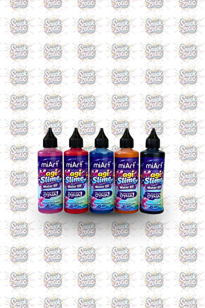 snack zotic Magic Slime Water Elf Magic Gel Figure Making Set - Farm Animals Set (5 Color Gel + 4 Molds + Magic Powder)