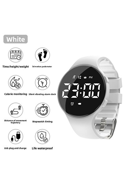 Choice BS Boys Student Sports Watch, Vibration Silent Alarm, Waterproof Swimm...