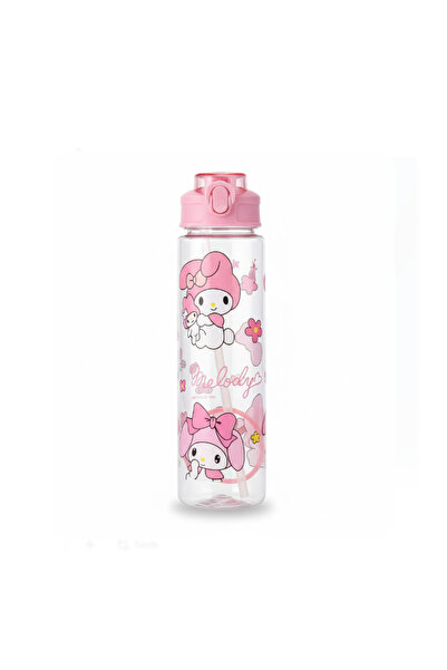 Toybox My Melody Cartoon Plastic Portable Water Bottle - Leakproof Travel Tum...