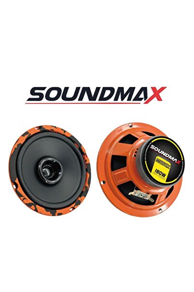 Soundmax Sx-M65GX Çifti 360w-180w Rms 16CM Slim Mıknatıs Kapılara Uyar Oto Mi...