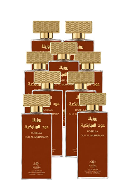 ROSELLA 9 قطع من عطر العود المباركية 100 مل