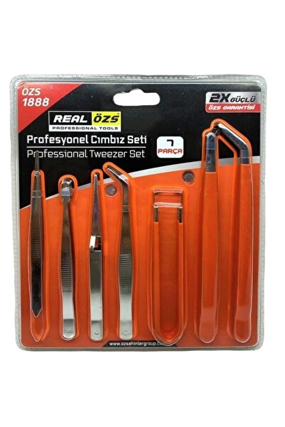 Generic Brand Ennalbur Real Özs 1888 Professional Tweezers Set 7 Pieces