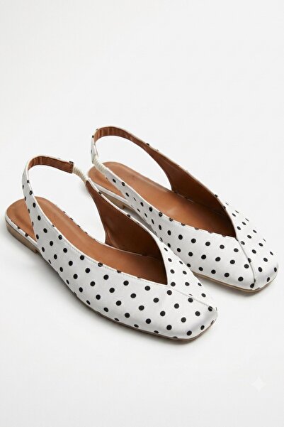 İX Siena Kadın Kare Burun Babet Slingback