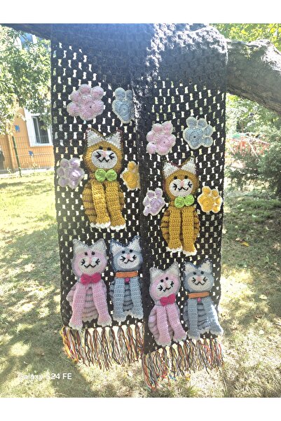 Loyal Friend Store Knitted Cat Shawl