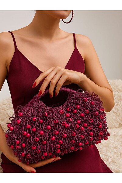 ARTTMACRAME حقيبة نسائية محبوكة يدويًا