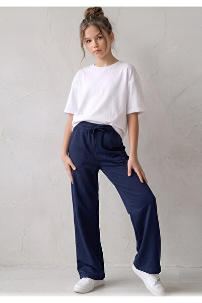 DMB BOYS & GIRLS Çaren Kids- 2 Stringless Elastic Waist Wide Leg School Girls...