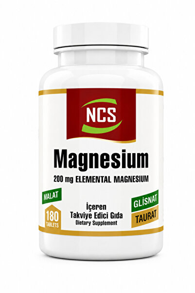 NCS Magnesium 200 mg Malat Taurat Glisinat 180 Tablet