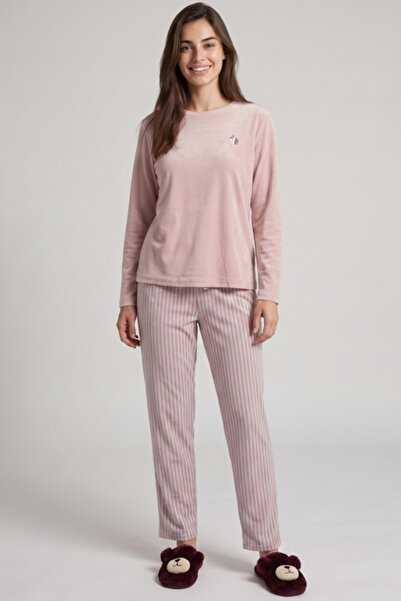 R&B Unicorn Detail Pyjama Set with Long Sleeves