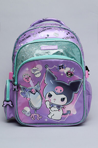 R&B Kuromi Print Backpack - 16"