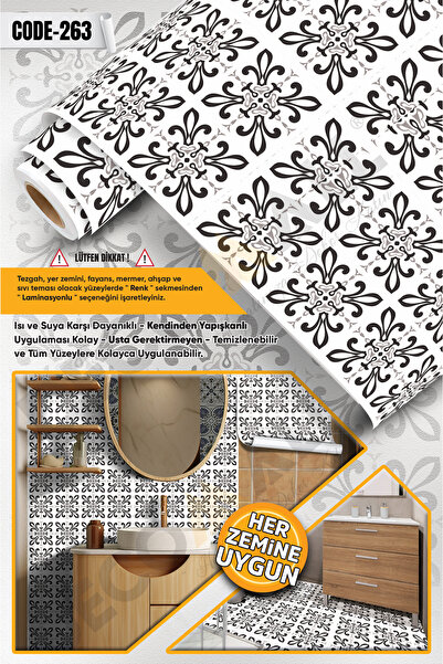 DECOMALL CODE-263 Rezistent la apă Bucătărie Baie Pardoseală Mobilier din mar...