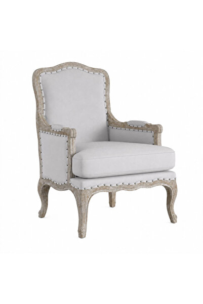 homejoyz Classic Armchair Linen Chair - Oxford - 81X73X96 cm - Gray