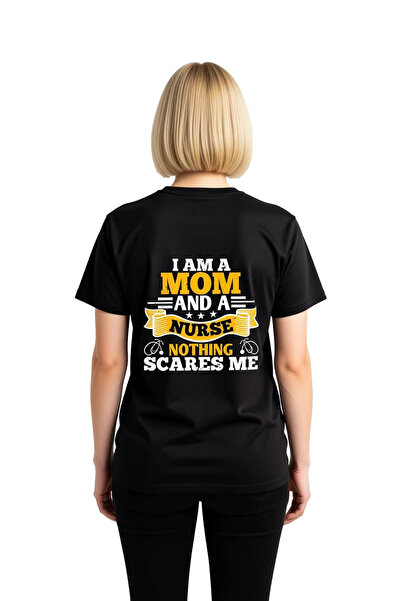 PayBuy Women's Nurse Mom Printed T-Shirt with Confidence Message Relaxed Fit ...
