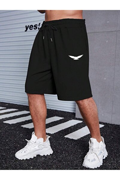 bellanova Oversize Relaxed Fit Special Design Printed Awesome Shorts