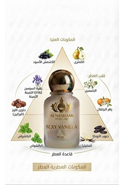 ALNASHAMI PERFUMES SEXY VANILA Eau de Parfum (EDP) 50ml by AL NASHAMI PERFUME...