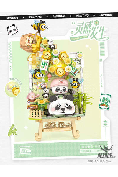 Loz Lz-1302 Panda 3D Painting 751 Piece Block
