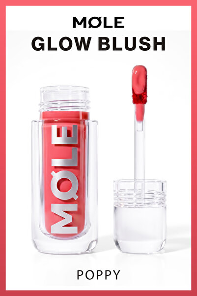 MQLE Glow Blush Likit Allık - Yoğun Pigmentli Işıltılı Likit Blush - Poppy