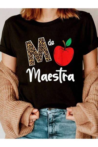 k222 قميص De Maestra Bilingue Spanish Latina Teacher Appreciation-Shirt ذو رق...