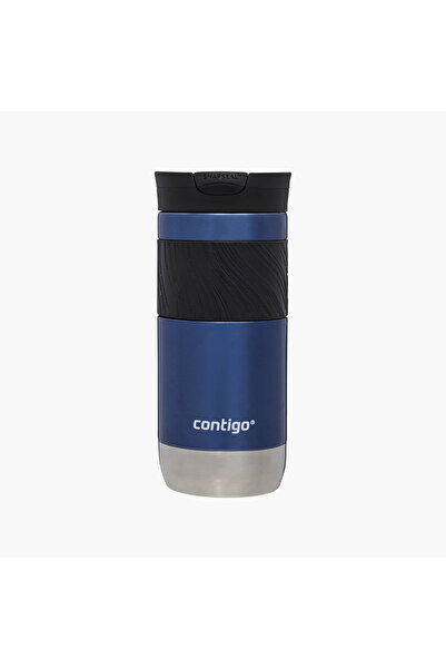 Contigo Plain Stainless Steel Travel Mug with Snap Spout and Leak Resistant D...