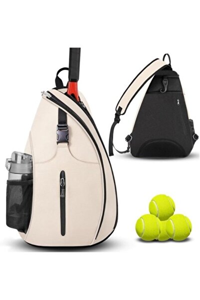 STARSTAR Tennis bag beige 2 rackets.