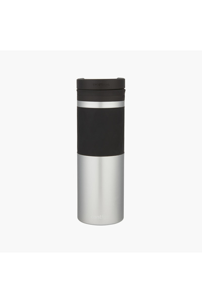Contigo Plain Stainless Steel Travel Mug with Wide Mouth and Leak Resistant D...