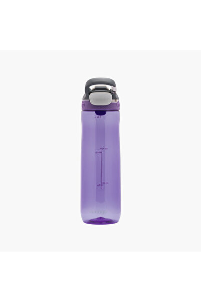 Contigo زجاجة ماء بلاستيكية عادية مع قشة وتصميم مقاوم للتسرب - 720 مل