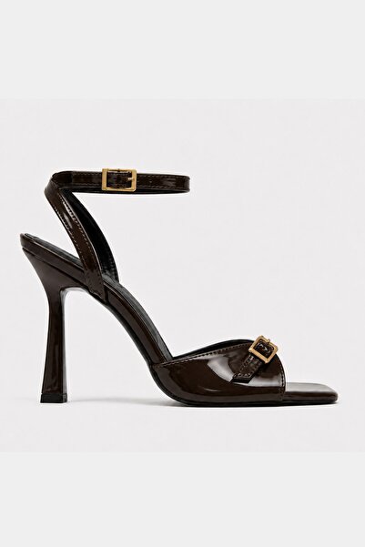 İX Valeria Women's Square Toe Heeled Shoes Slingback