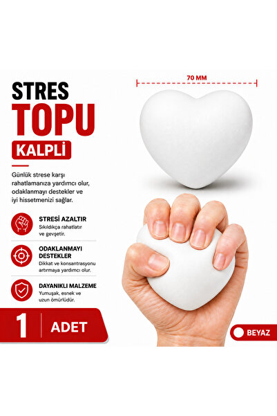NUBEX PROMOSYON NUBEX BASKISIZ KALP STRES TOPU - TEKLİ SATIŞ(14 RENK SEÇENEĞİ)