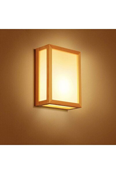 STARSTAR Solid wood double-head minimalist wall lamp.