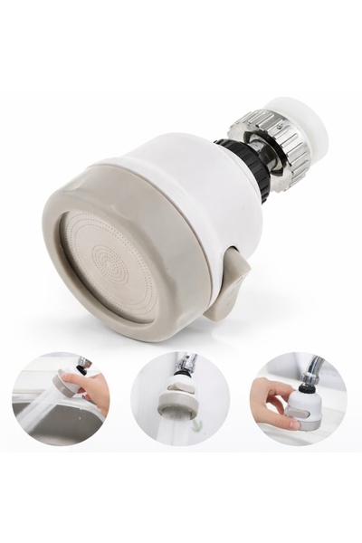 MACVI Cap de robinet universal cu 3 moduri de pulverizare — Curățare eficient...