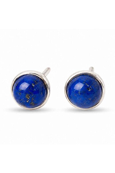 craftmystic Cercei Argint 925 cu Lapis Lazuli Rotund - Claritate si Eleganta ...