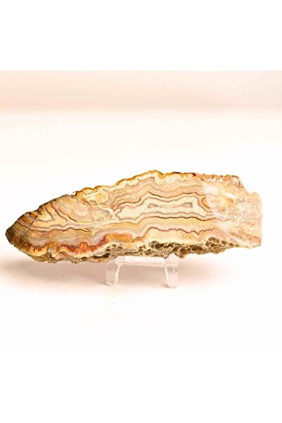 craftmystic Felie 10-11 cm din Agat Crazy Lace - Sculptata manual, energie in...