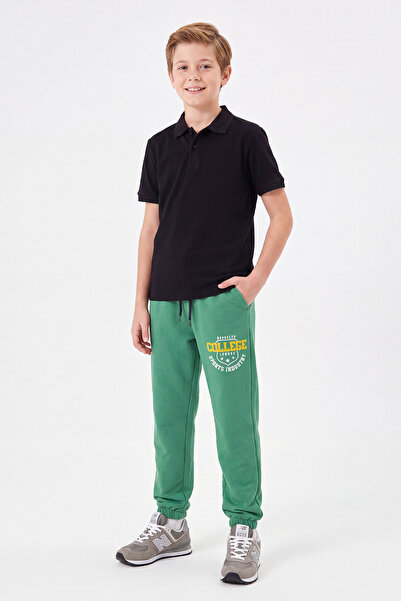 FYK KİDS Boy's Double Pocket Printed Jogger Sweatpants