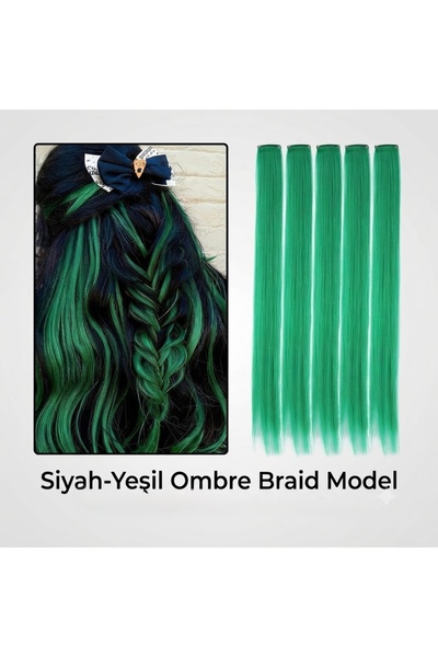 Pater Paulie Yan Snap Colorful Hair Extension 45 cm Hairpiece
