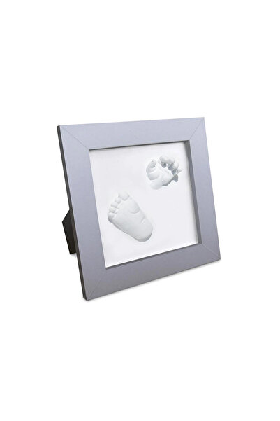 DOOKY Ramă Deluxe cu amprentă 3D Happy Hands argintie