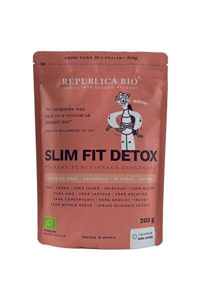 Republica BIO Slim Fit Detox, pulbere bio funcțională, 200g