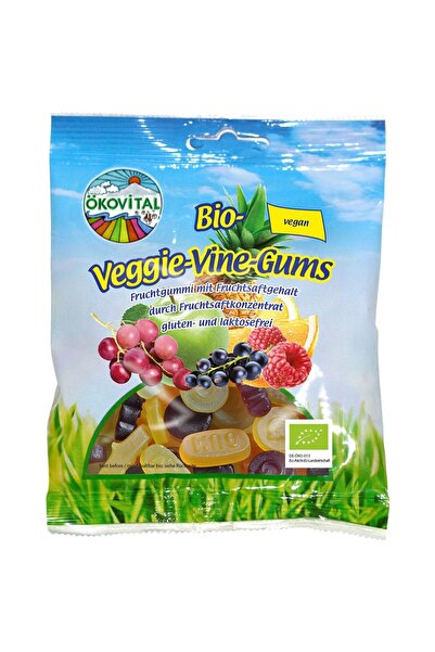 Okovital Jeleuri vegane din fructe, fără gluten și fără lactoză, bio, 80g