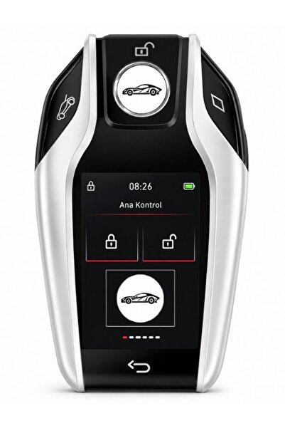 GÜMRÜK BEY Smart Key, Keyless En618C Lcd Touch Smart Car Key Keyless Entry