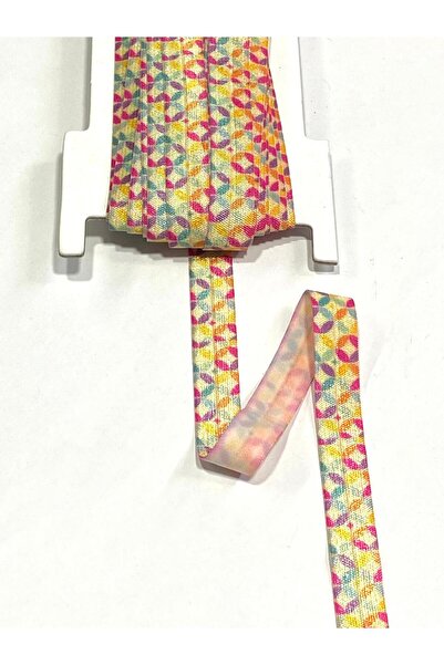 karantuhafiye Desenli Katlanır Lastik /1 Metre / En: 1.5 CM Esnek Lastik Şeri...