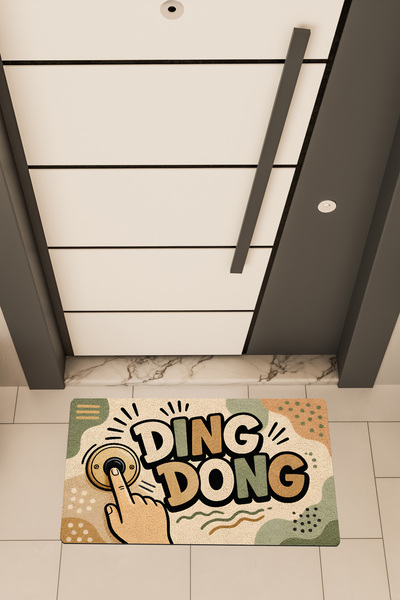 Dormot DEAS HOME, Ψηφιακή Εκτύπωση, DING DONG Πολύχρωμο Ρετρό Μποέμ Θέμα, Χαλ...