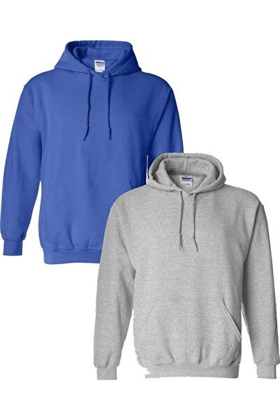 GILDAN Men's Fleece Hooded Sweatshirt