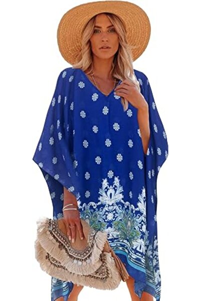 Moss Rose Women's Beach Cover up Swimsuit Kimono Cardigan with Bohemian Flora...