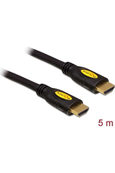DELOCK Καλώδιο HDMI 1.4 Υψηλής Ταχύτητας 1080p 120Hz HDMI Αρσενικό - HDMI Αρσ...