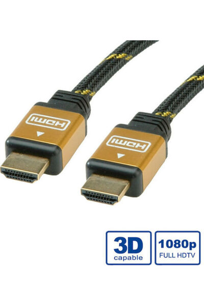 Roline Καλώδιο HDMI 1.4 Υψηλής Ταχύτητας 1080p 120Hz HDMI Αρσενικό - HDMI Αρσ...
