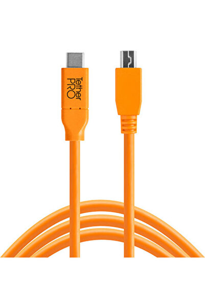 Tether Tools TetherPro Καλώδιο USB 2.0 USB-C αρσενικό - micro USB-B Πορτοκαλί...