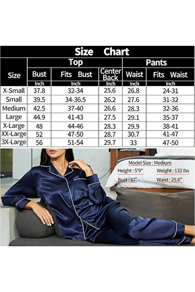 GENERAL LONXU womens Dmz0017 Pajama Set (pack of 2)