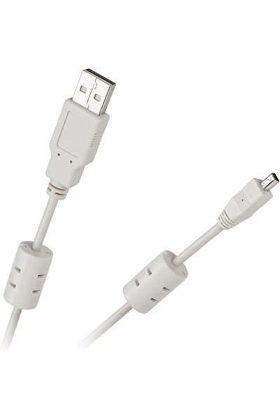 HP Καλώδιο USB 2.0 1,5μ A-αρσενικό σε mini B-αρσενικό Λευκό (DM-2856-1 5)
