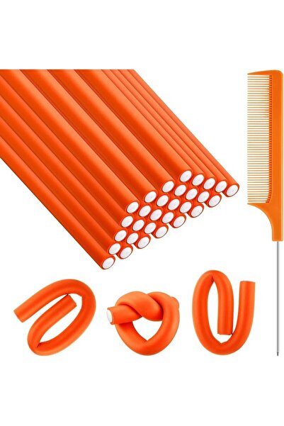 Syhood 30 Pieces Flexible Curling Rods Twist Foam Hair Rollers Soft Foam No H...