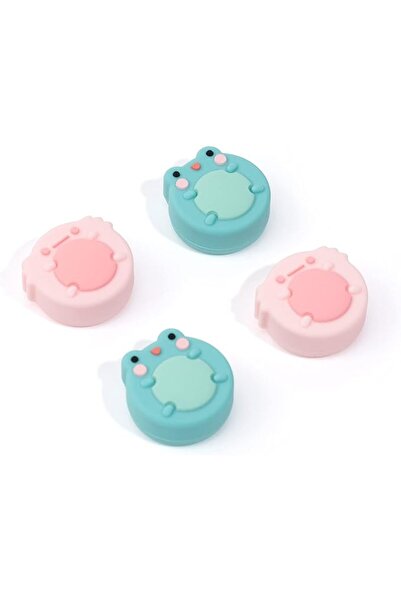 GeekShare Cute Animal Theme Silicone Thumb Grip Caps,Joystick Cover Keycaps C...